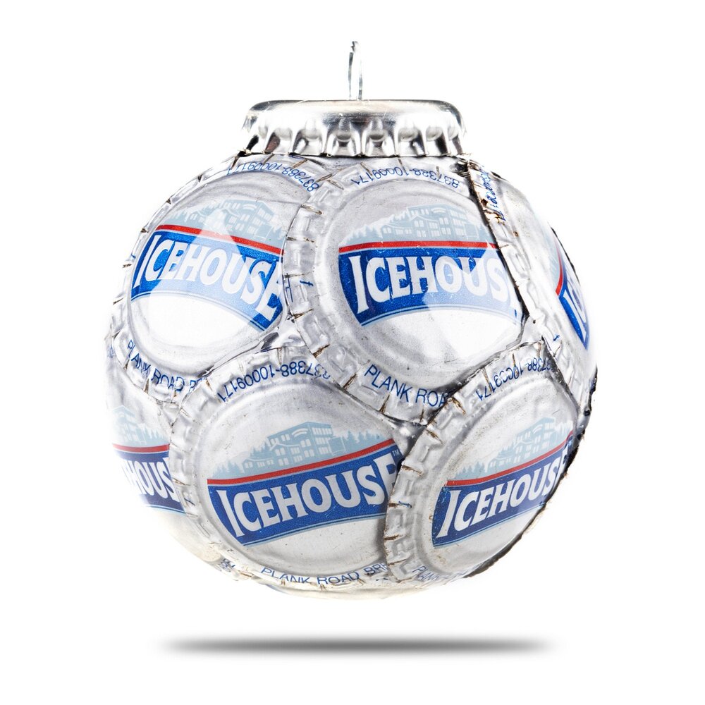 Icehouse Bottle Cap Ornament