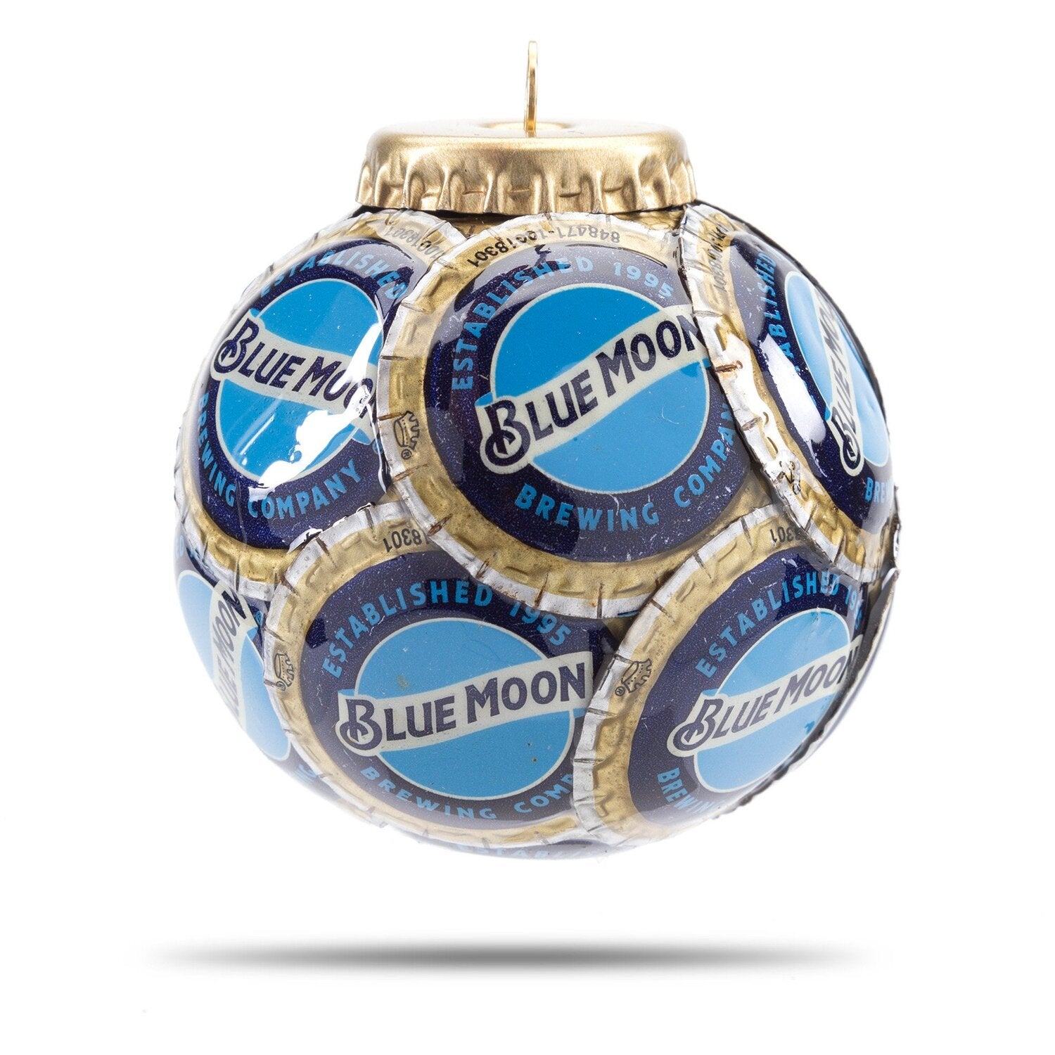 Blue Moon Bottle Cap Ornament