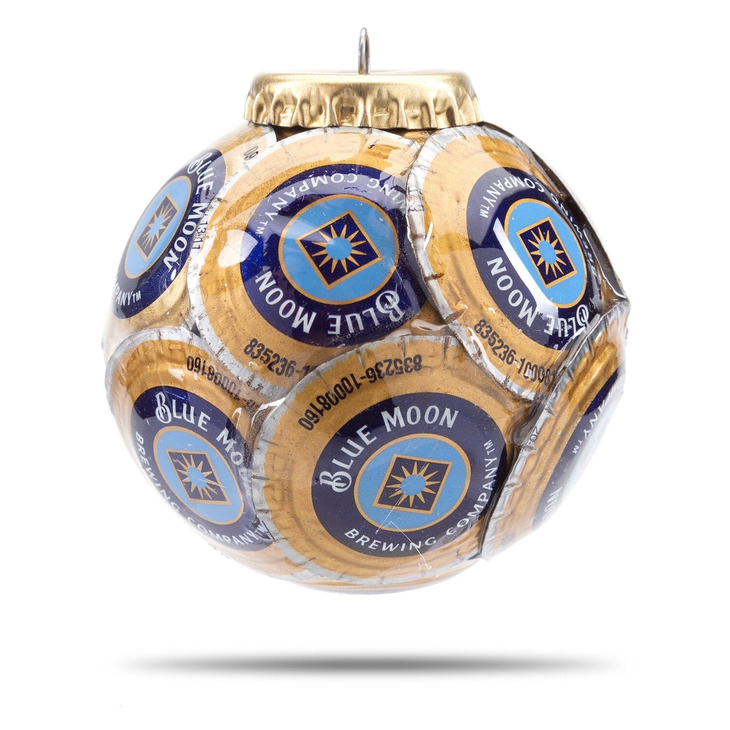 Blue Moon Bottle Cap Ornament