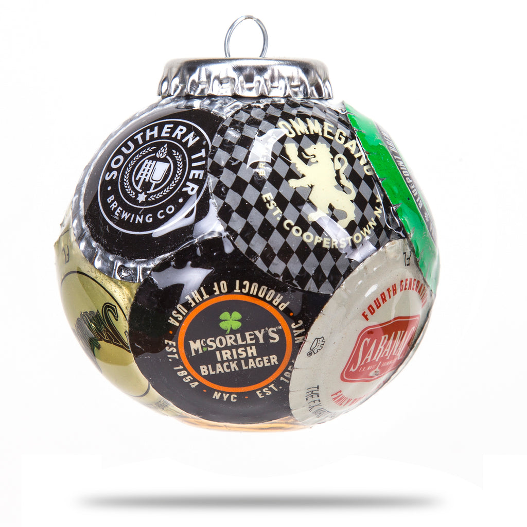 New York State Mix Bottle Cap Ornament