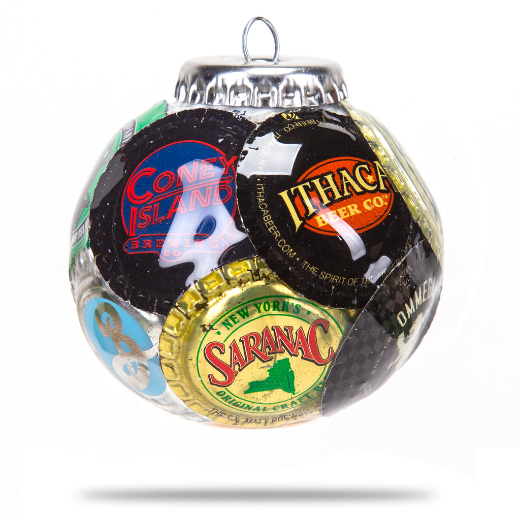 New York State Mix Bottle Cap Ornament