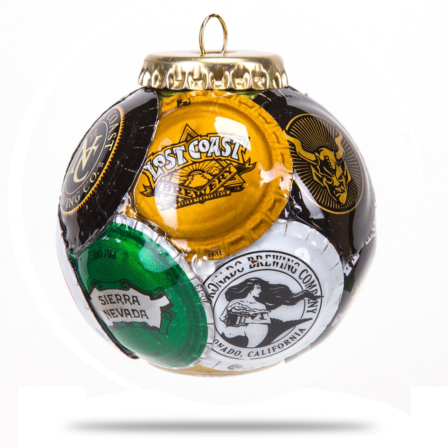 California Mix Bottle Cap Ornament