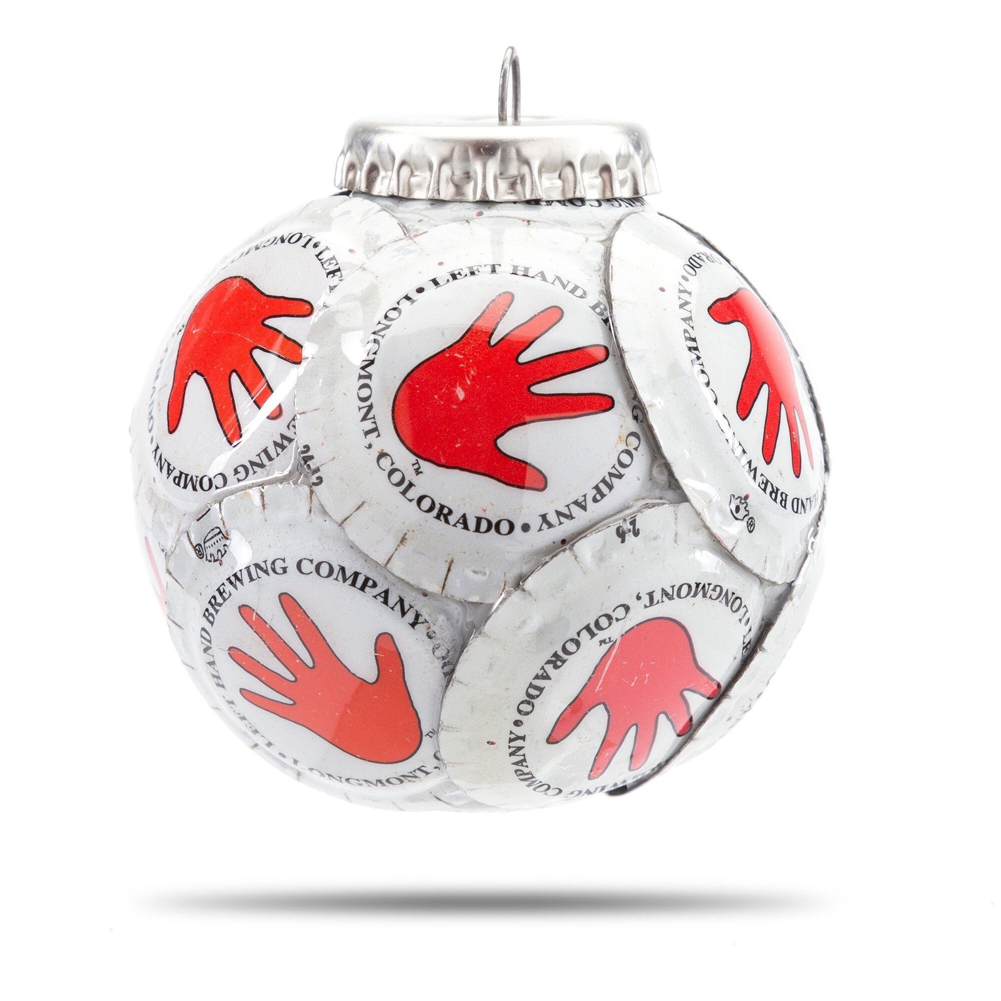 Left Hand Bottle Cap Ornament