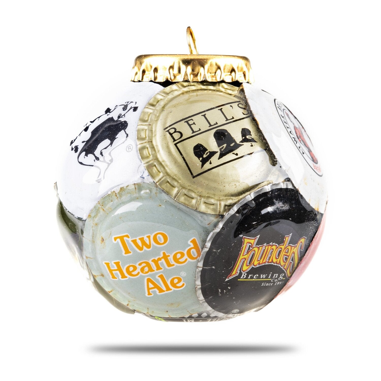 Michigan Breweries Bottle Cap Ornament