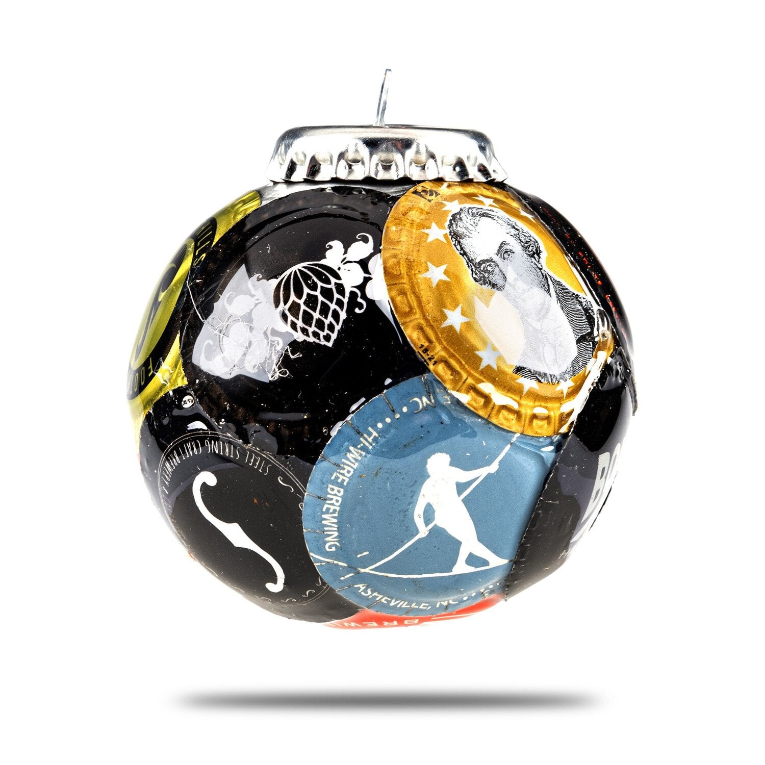North Carolina Breweries Bottle Cap Ornament