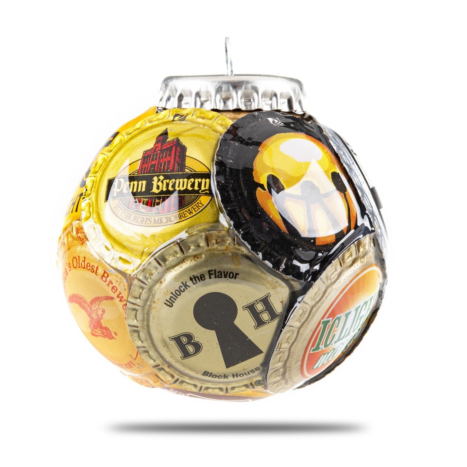Pennsylvania Breweries Bottle Cap Ornament