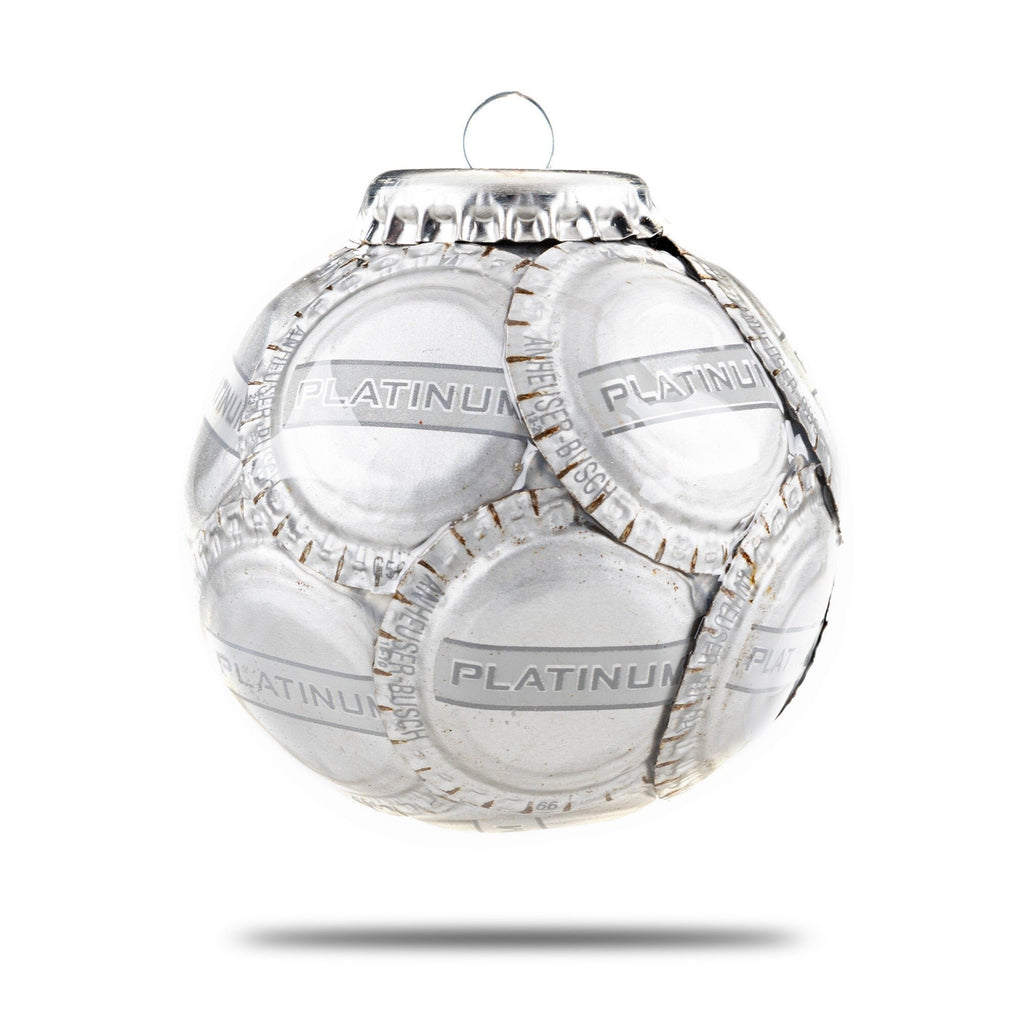 Platinum Bottle Cap Ornament