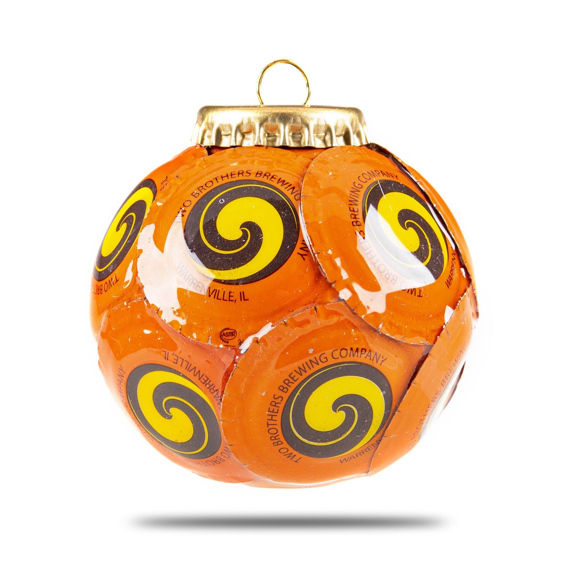 Two Brothers Bottle Cap Ornament