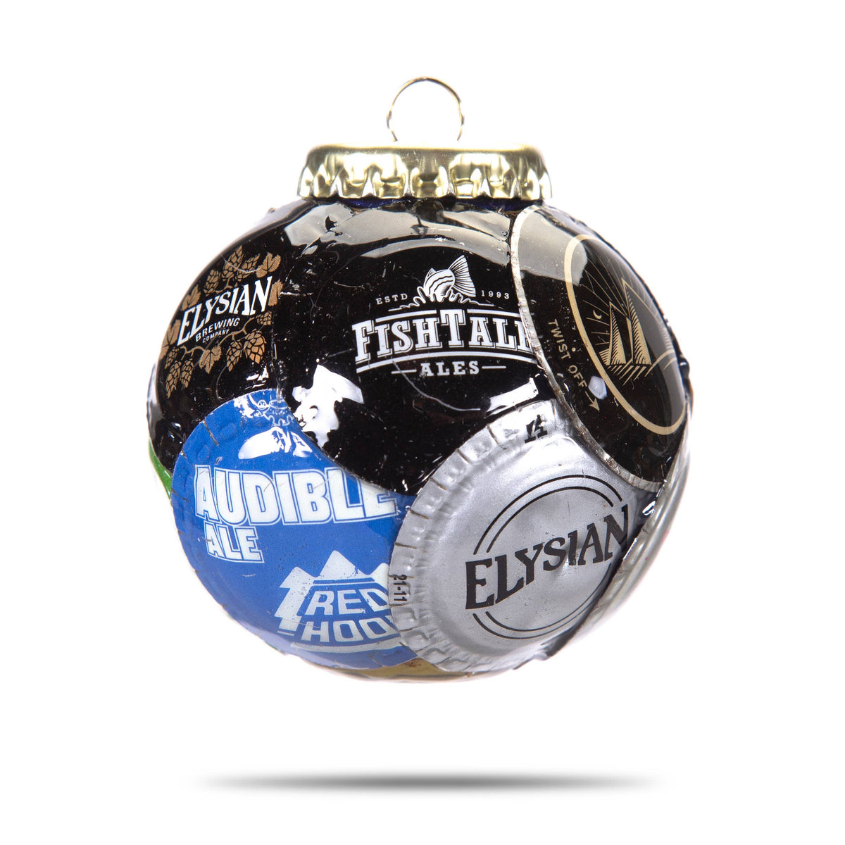 Washington State Breweries Bottle Cap Ornament