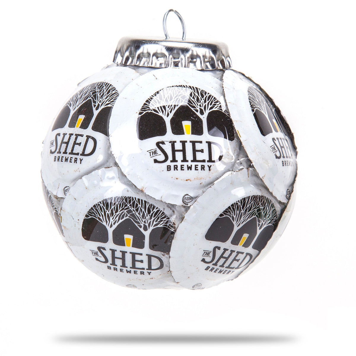 Shed Brewery Bottle Cap Ornament