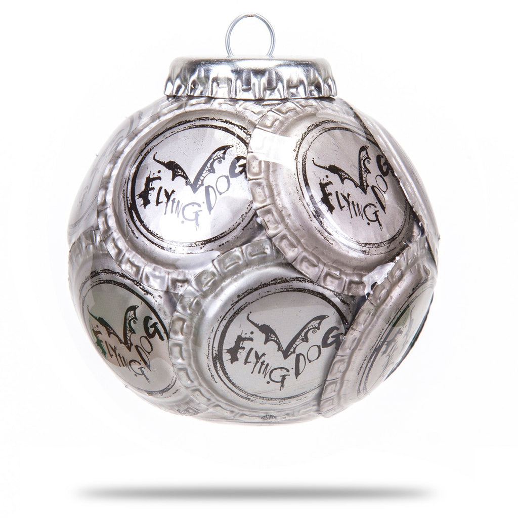 Flying Dog Bottle Cap Ornament