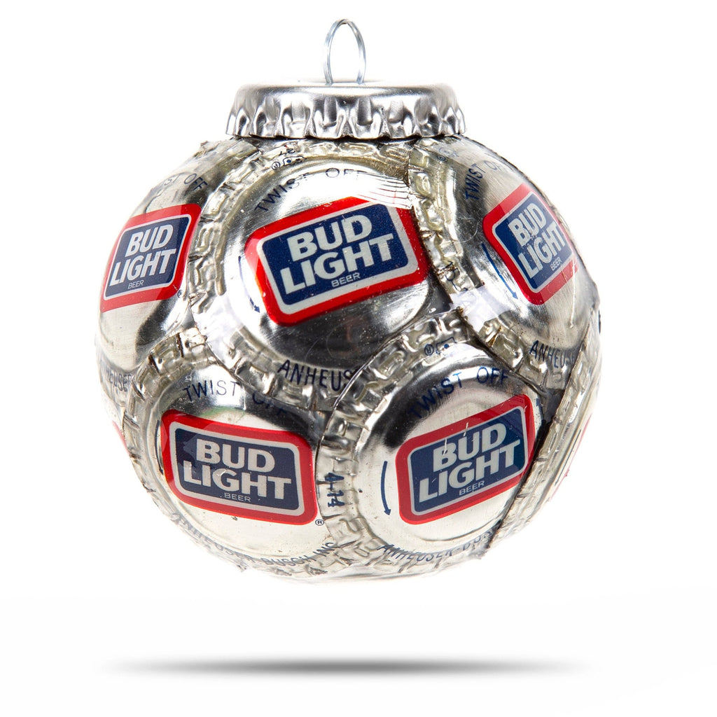 Vintage Bud Light Bottle Cap Ornament