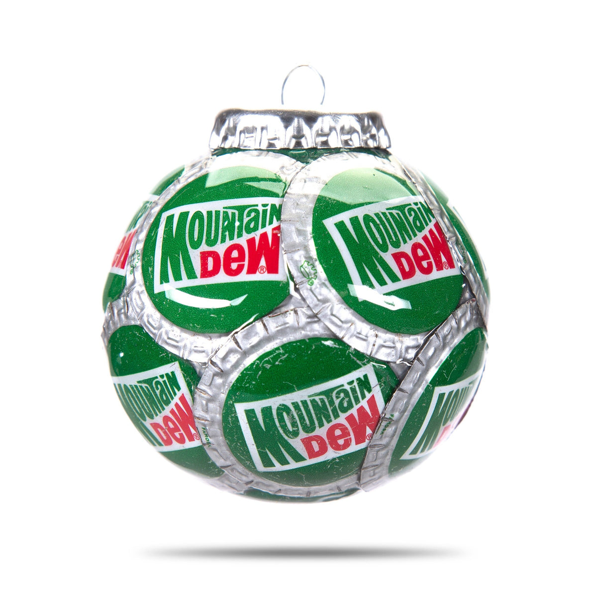 Mountain Dew Bottle Cap Ornament
