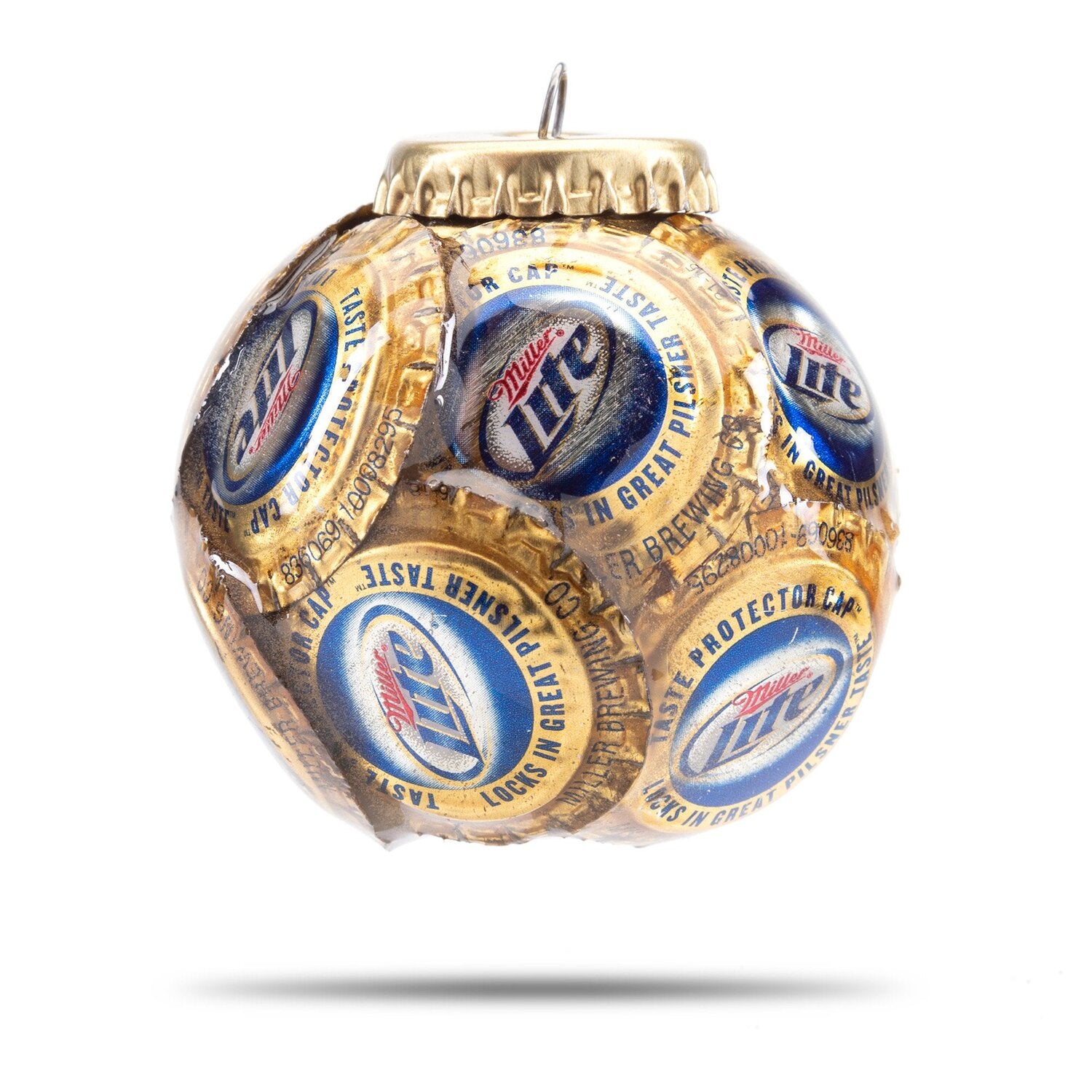 Miller Lite Bottle Cap Ornament