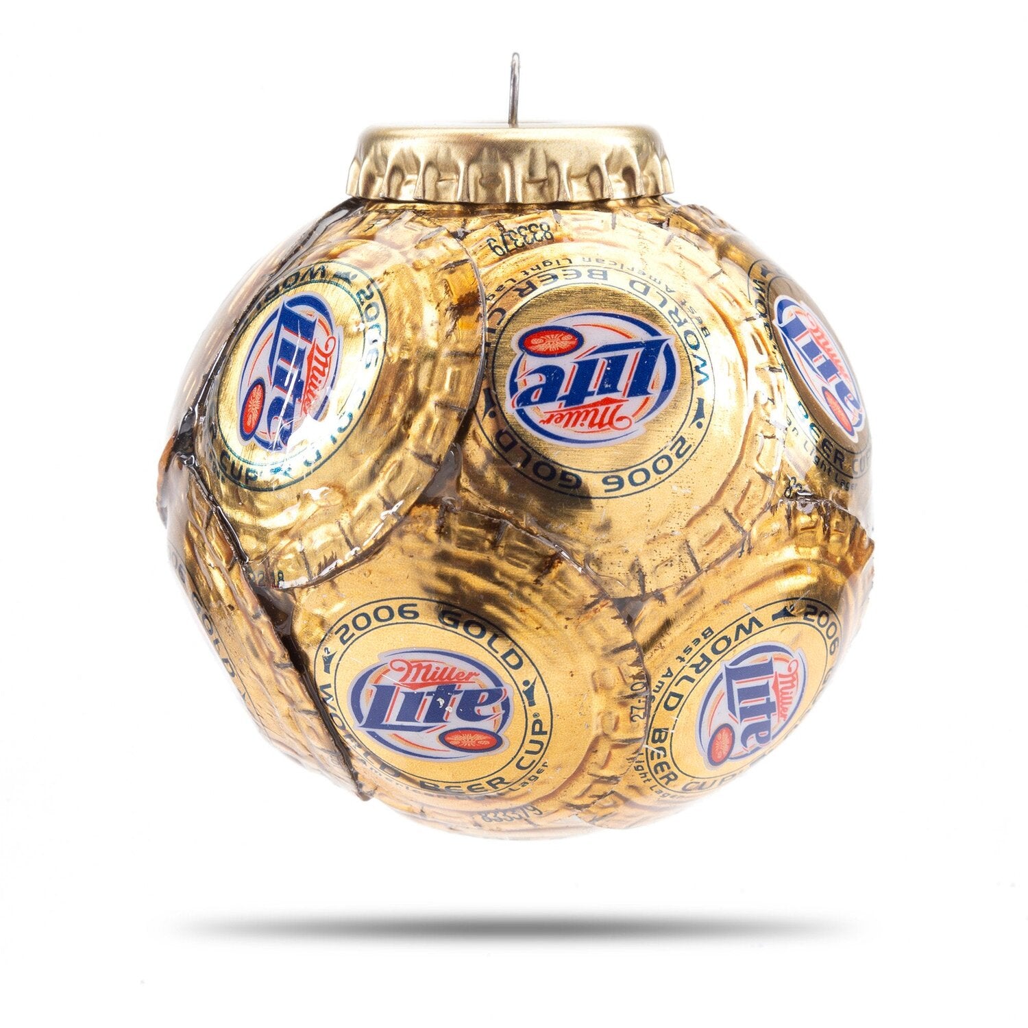 Miller Lite Bottle Cap Ornament